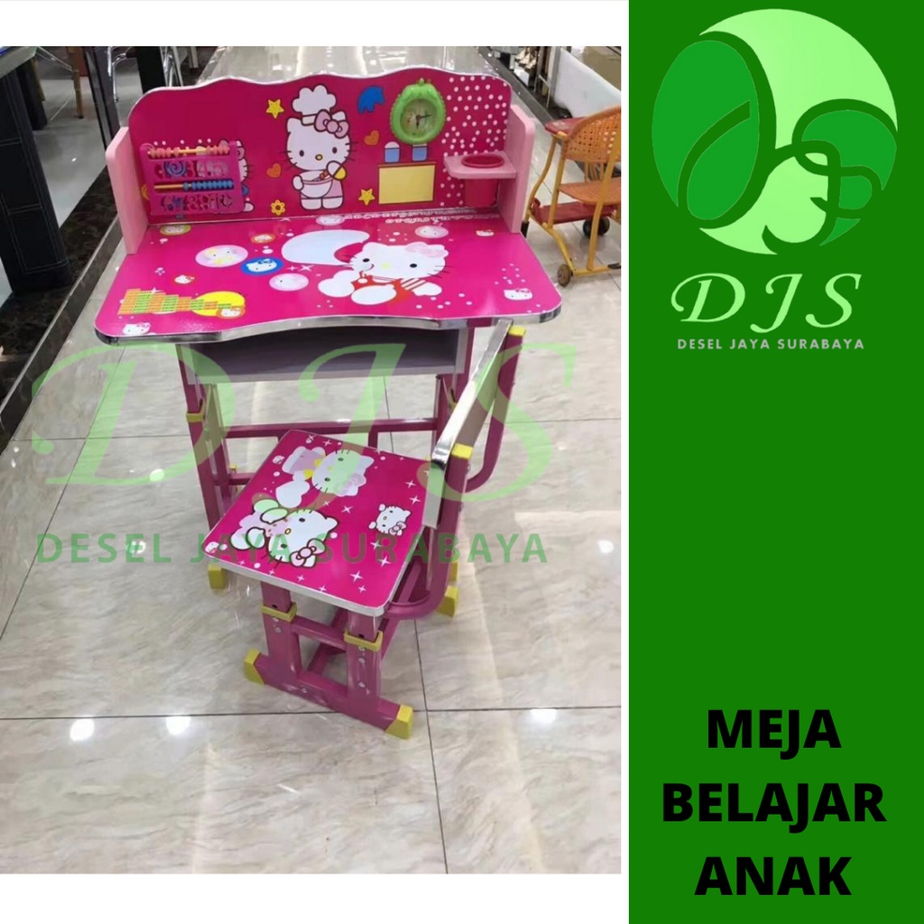 Meja Belajar Anak Kaki Besi - Meja Belajar Anak