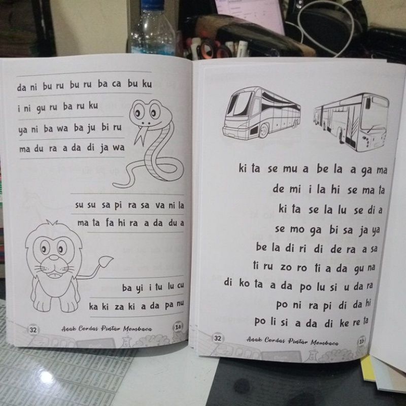 buku anak cerdas pintar membaca paket  2 buku 1a&amp;1b (15×24cm)