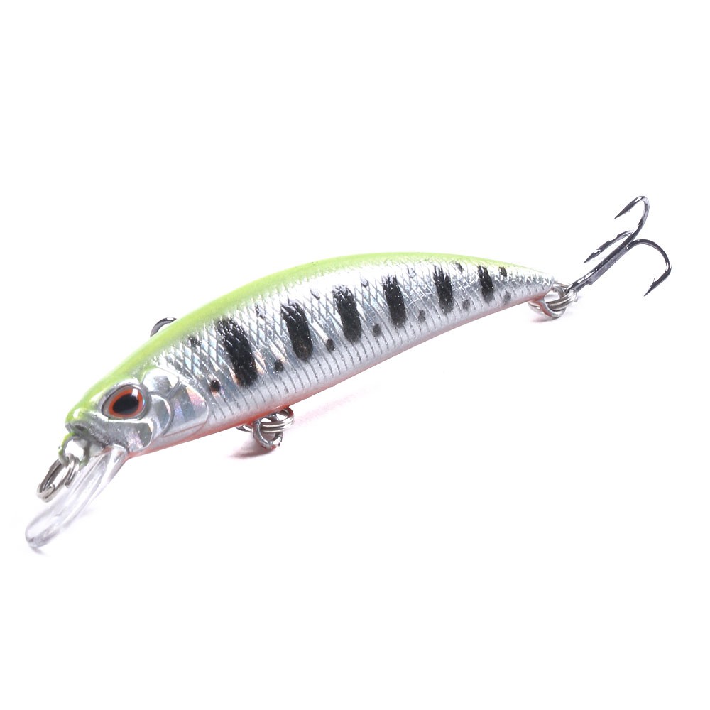 HENGJIA 1Pcs New Minnow Umpan Pancing 8cm/9g Swimbait Fishing Lure Ikan Fish Bass Bait Wobber Tackle