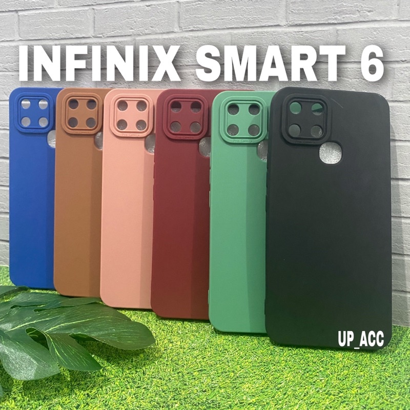 INFINIX HOT 9 PLAY 10 PLAY 11 PLAY 10S NOTE 10 PRO SMART 6 SMART 7 Case Pro Camera Protect / Case Candy Makaron TPU lens Protector Kamera / Casing Hp