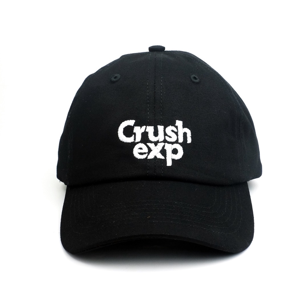 CRUSH EXP Topi Polocaps  STC0168 - BLACK / Polo Caps Baseball Hitam Pria