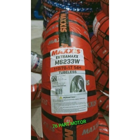 BAN MAXXIS EXTRAMAX UK.110/70 RING 17 FREE PENTIL