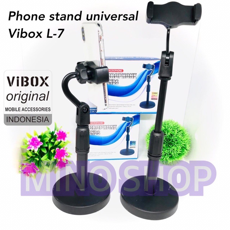 HOLDER STAND UNIVERSAL VBOX L7 360 DERAJAT 2 TINGKAT - HOLDER STAND MEJA