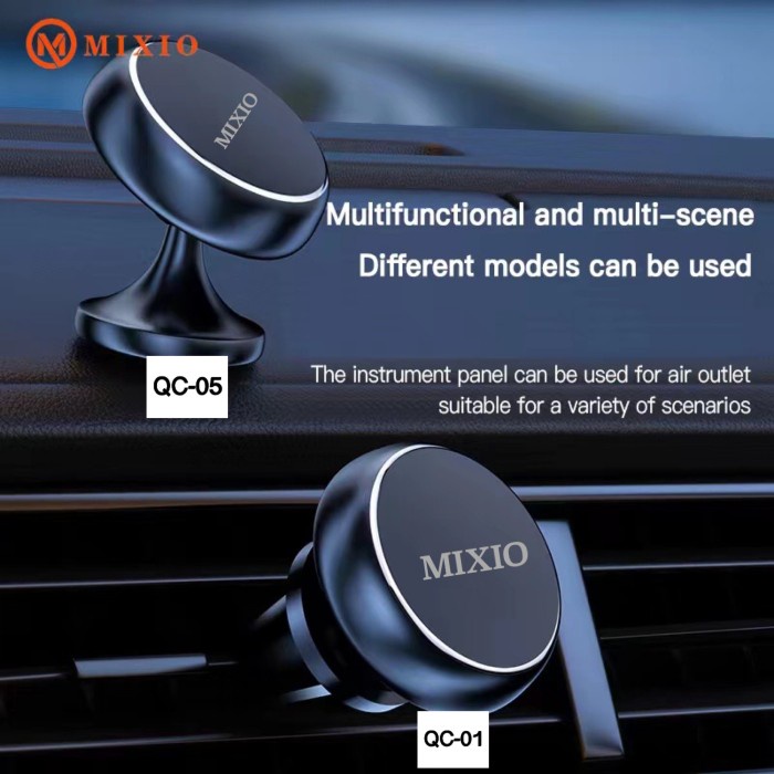 MIXIO Car Magnet Phone Holder Universal|Magnetic Air Vent / Dashboard