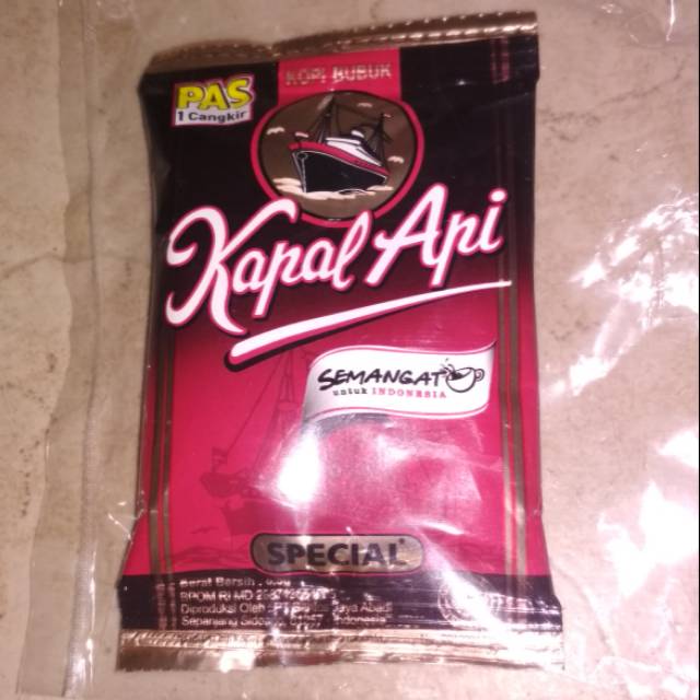 

Kopi kapal api sachet kecil tanpa gula