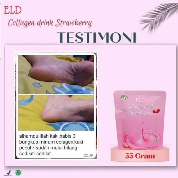 [BPOM] ELD Collagen Drink + Vit C Pemutih Badan dan Pelangsing Badan