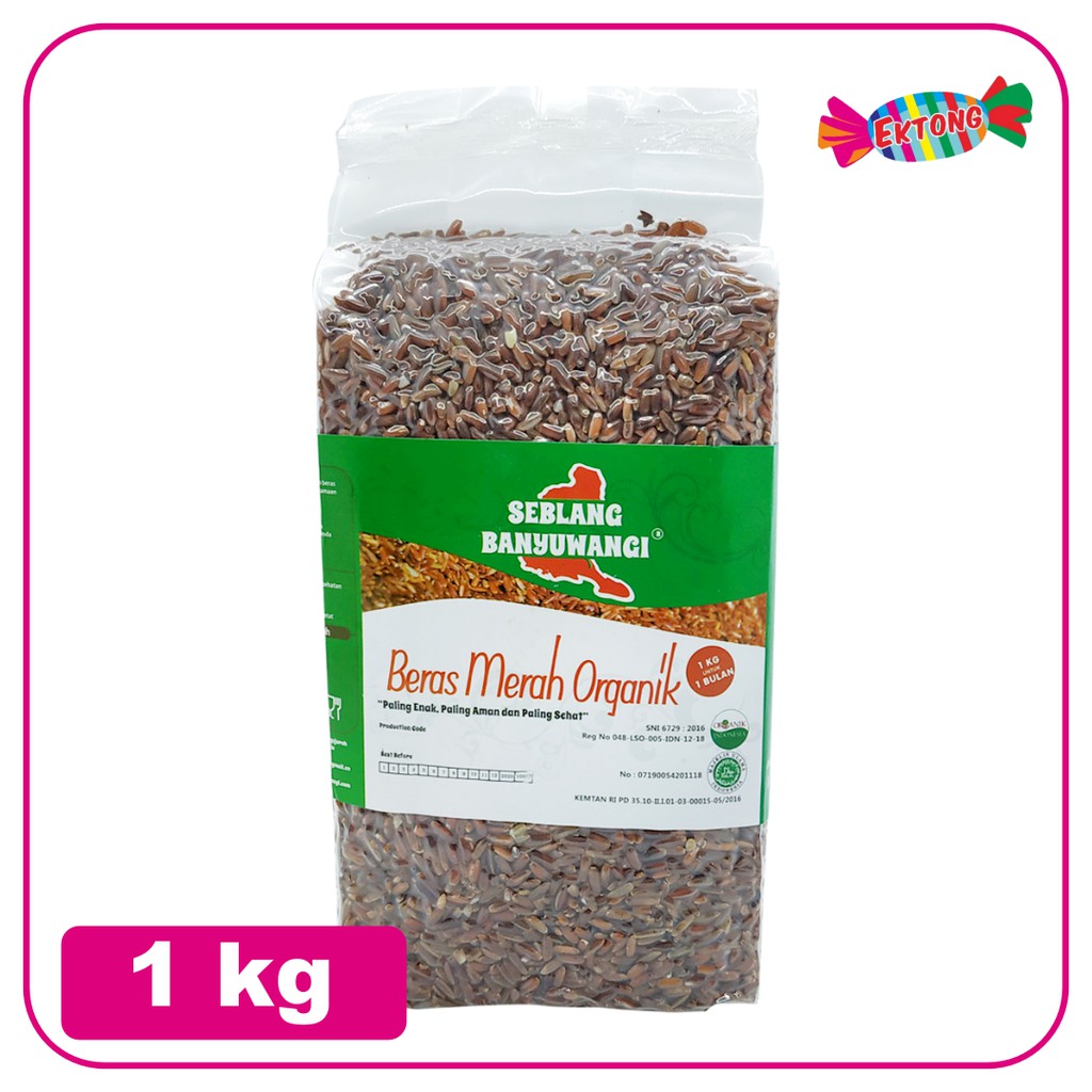 

SEBLANG BANYUWANGI BERAS MERAH ORGANIK 1 KG