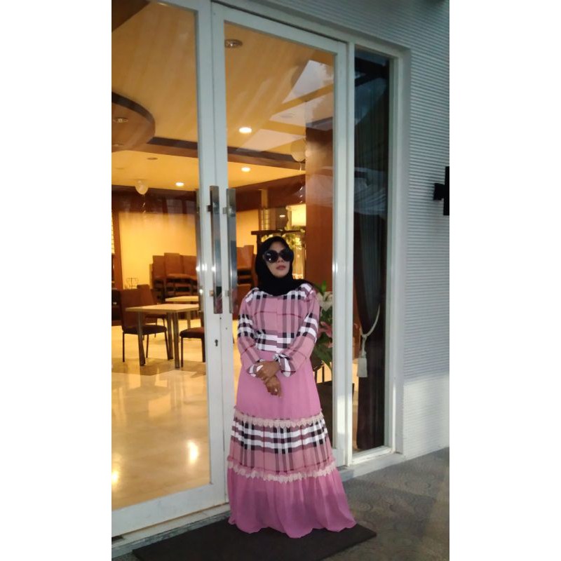 MAXI DRESS BURBERRY  BABYDOLL IMPORT