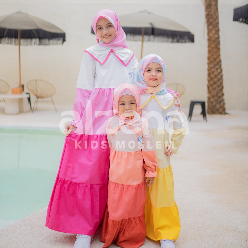 ALZENA // Daily Dress Kaila By Alzena Kids Moslem