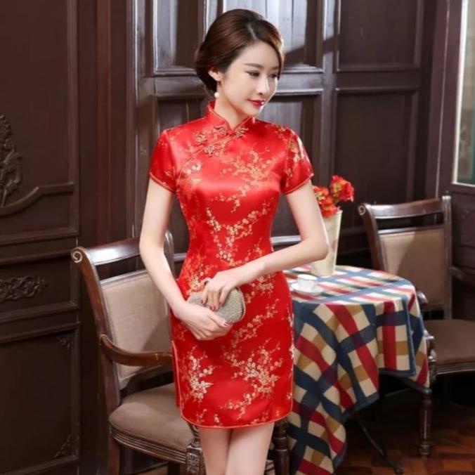 Promo Dress Sangjit / Cheongsam Wanita