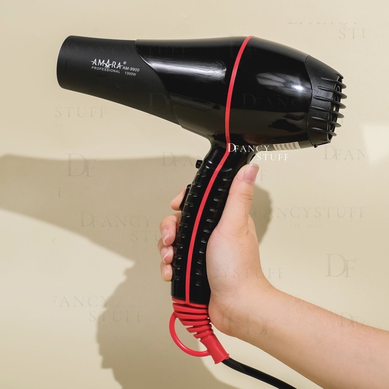 Hair Dryer Amara Black ORIGINAL 1300 watt - Garansi 6 Bulan