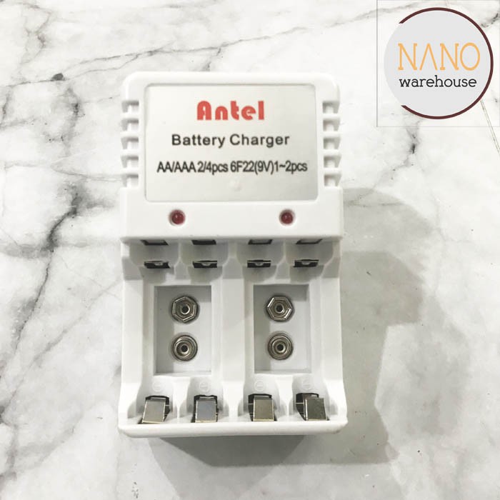 Antel Battery Charger / Charger Baterai 4 Slot AA AAA