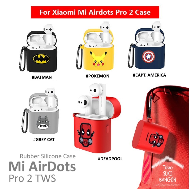 Casing Xiaomi Mi AirDots Pro True Wireless 2 2S Case CARTOON Silicone