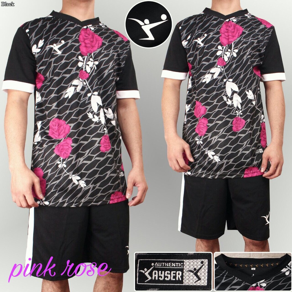 Promo pink rose baju kaos stelan setelan jersey futsal sepak bola kayser /Kuliah /lebaran