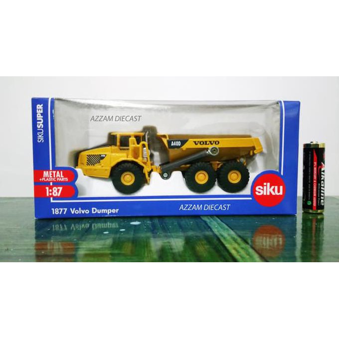 HOT SALE Diecast Miniatur Alat Berat Articulated D. Truck Volvo A40D SIKU 1:87 Terjarmin