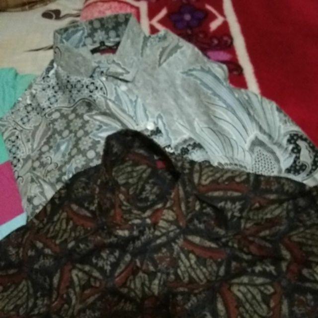 Cbs445 Kemeja Batik Pria Slimfit Mewah Unik Baju Batik Pria Best Seller