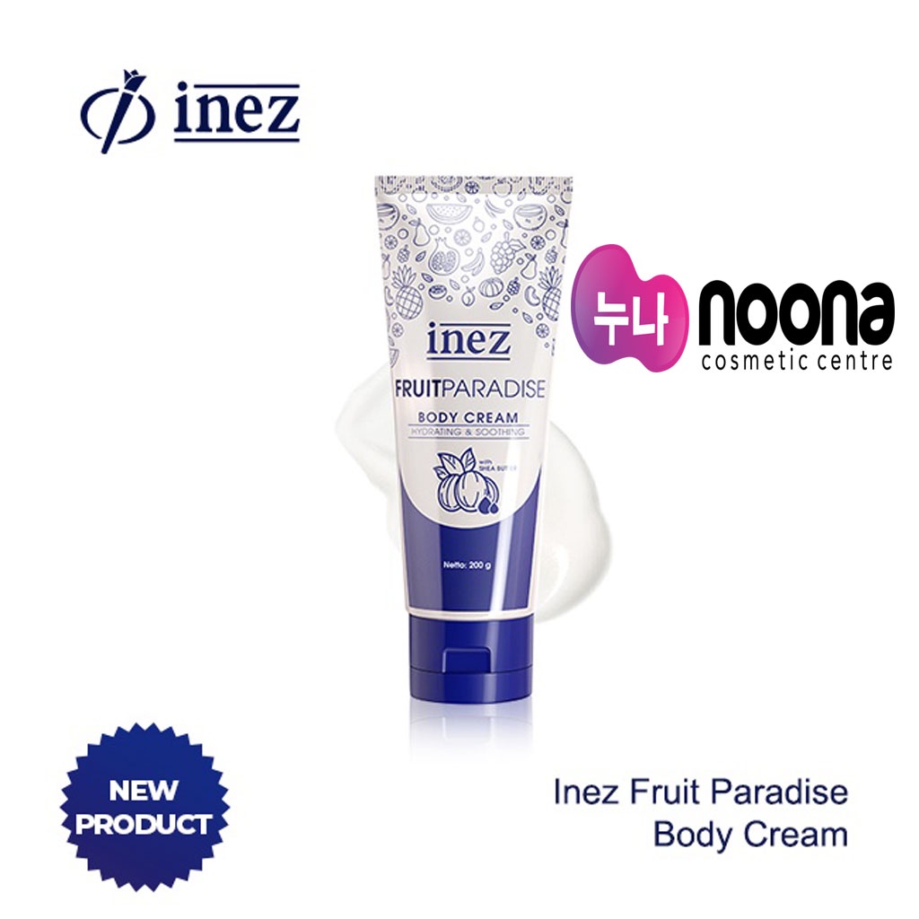 INEZ FRUITPARADISE BODY CREAM HYDRATING &amp; SOOTHING 200 G