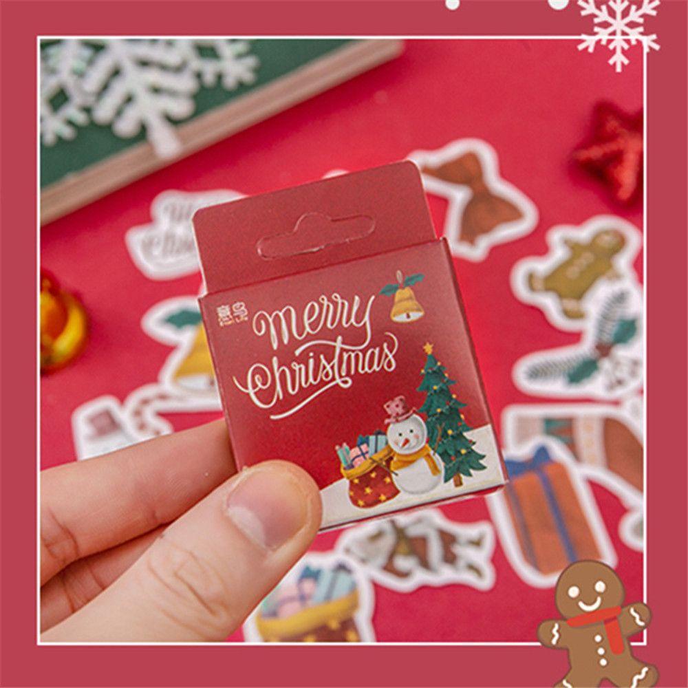 Solighter Stiker Natal DIY Berkah Sticker Scrapbooking Alat Tulis Jurnal Diary Hias