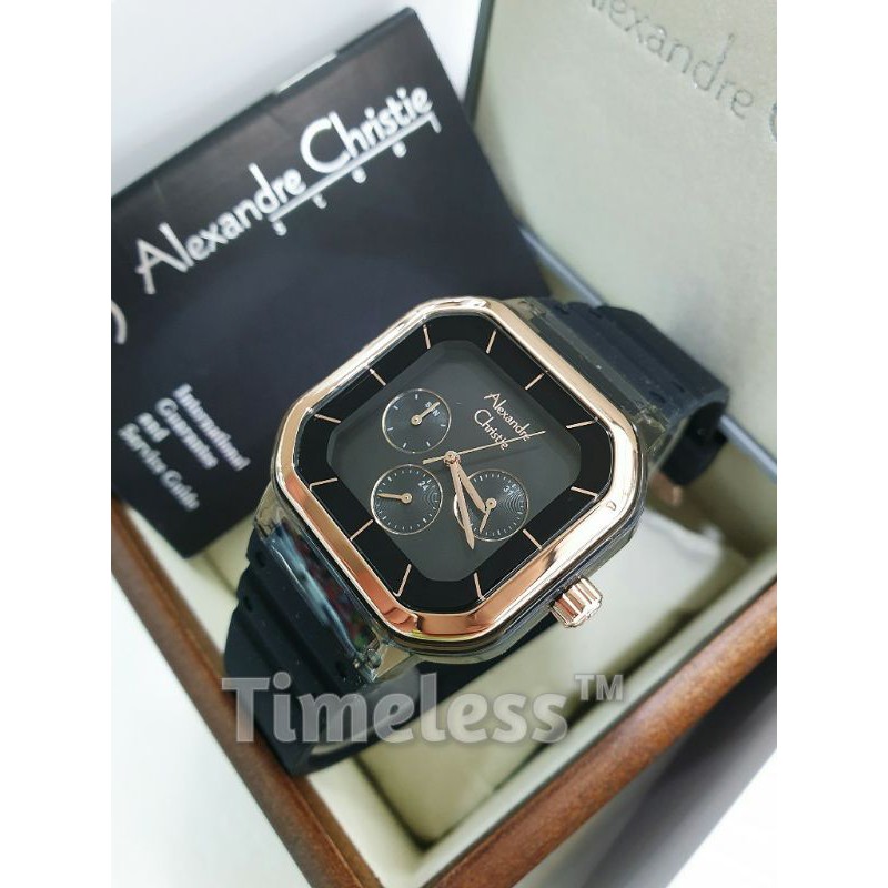 Jam Tangan Wanita Alexandre Christie AC 2811 BF Black
