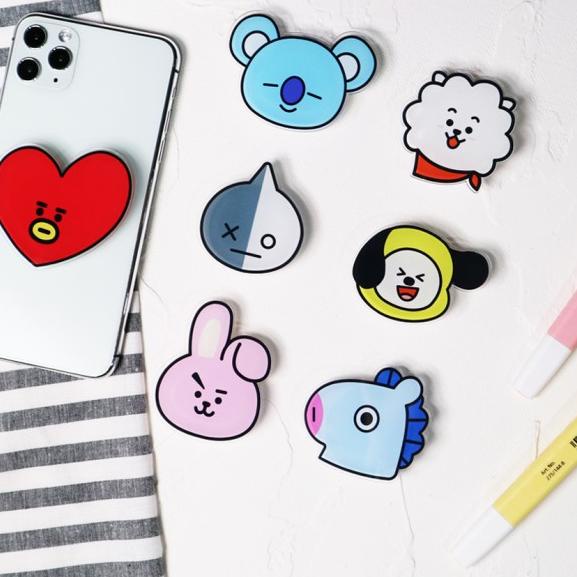 ♢ Griptok Akrilik BT21 BT 21 Popstand Pop Stand Akrilik Karakter Socket - TATA ○