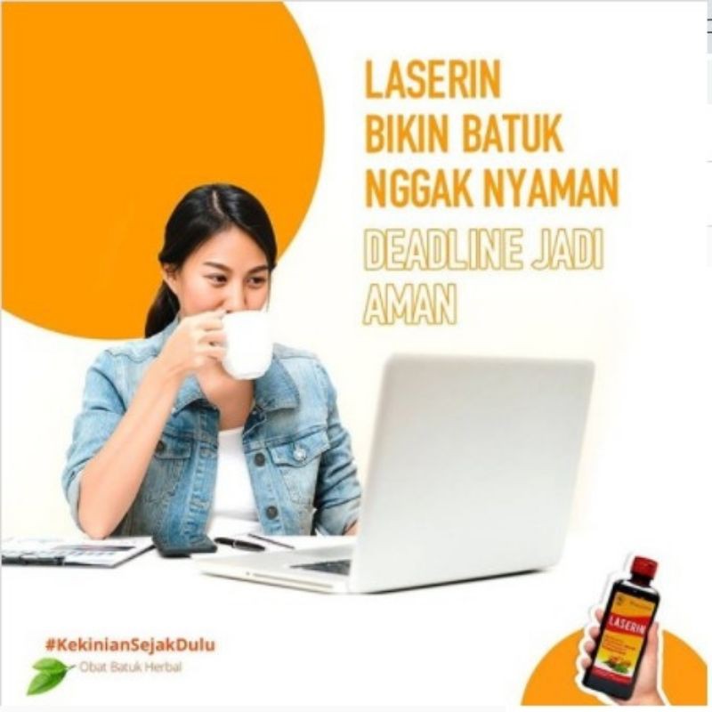 Laserin Syrup 110ml - Membantu Meredakan Batuk