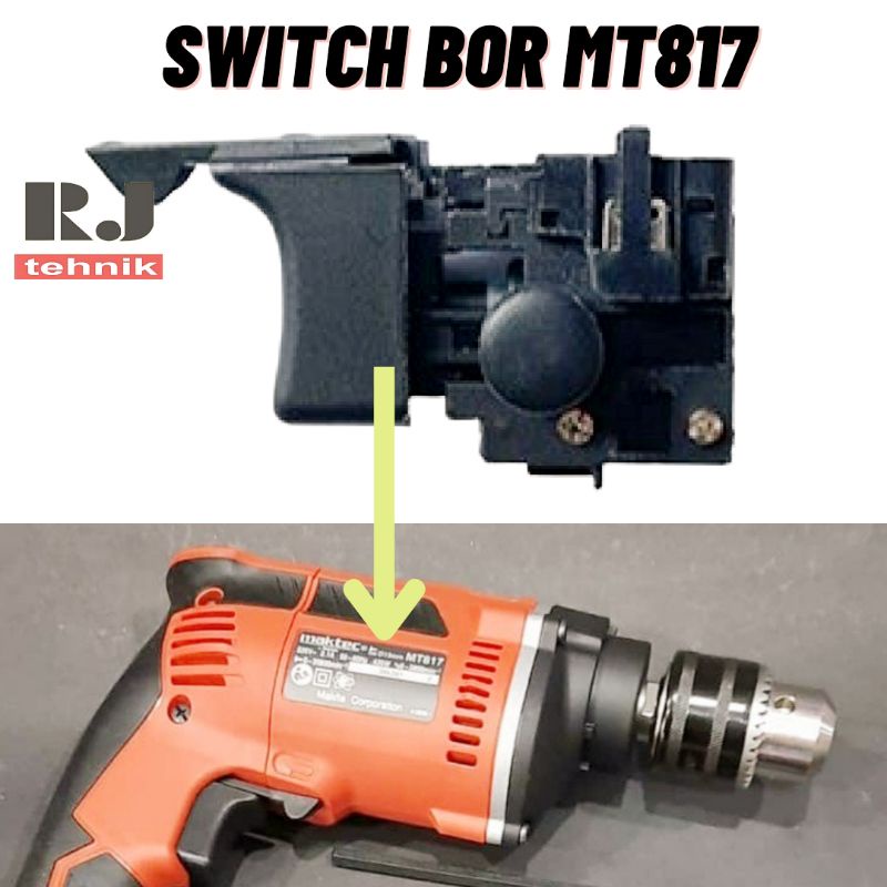 Maktec MT817 Switch Saklar Skakel Bor 13mm Bolak Balik Spare Part Bor MT 817 MT 811