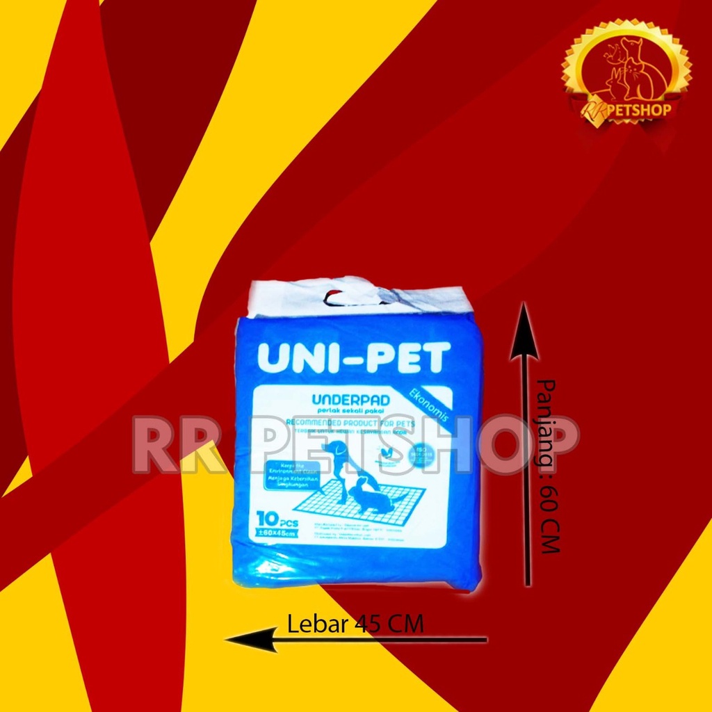 Uni Pet Underpad Alas Pipis Poop Kucing anjing Perlak Hewan
