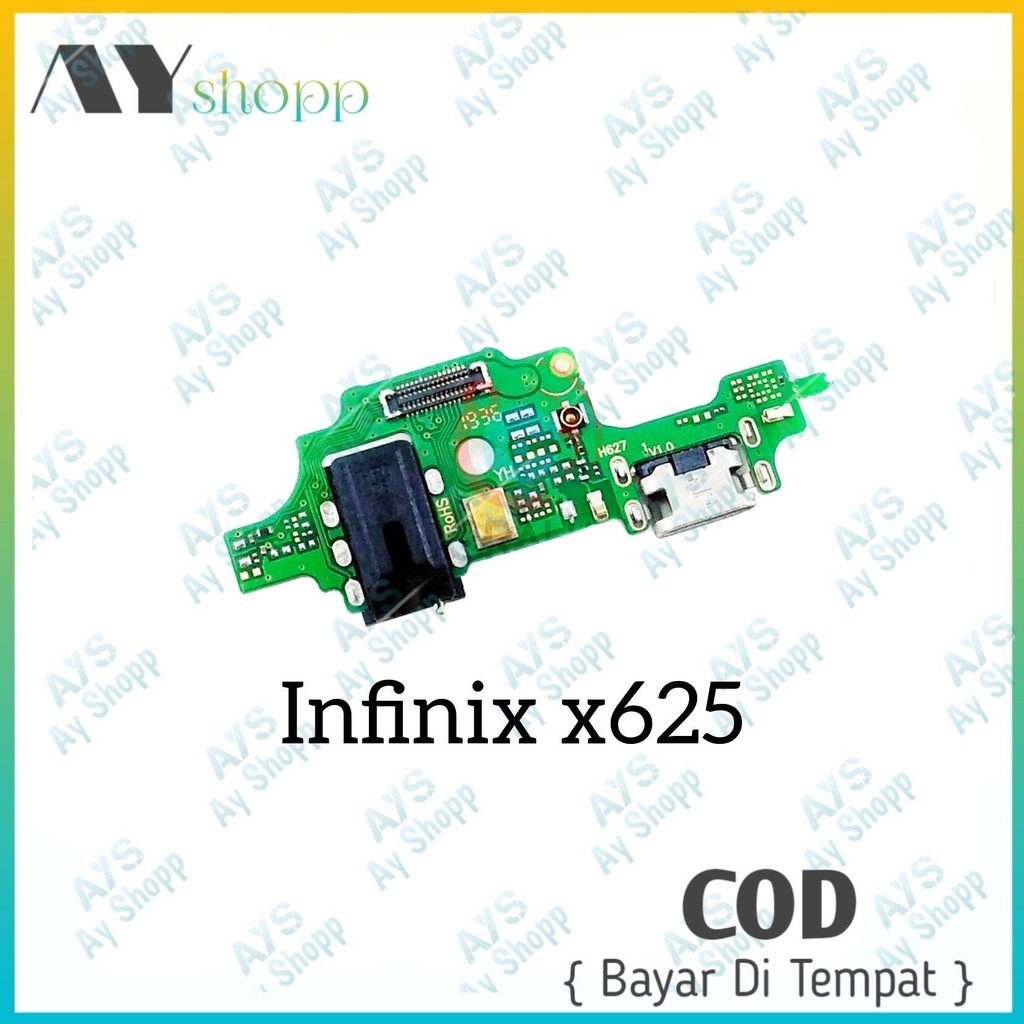 INFINIX HOT 7 PRO - X625 ORIGINAL 100% - Flexible Konektor Charger Pcb Board Con Tc Connector Cas In