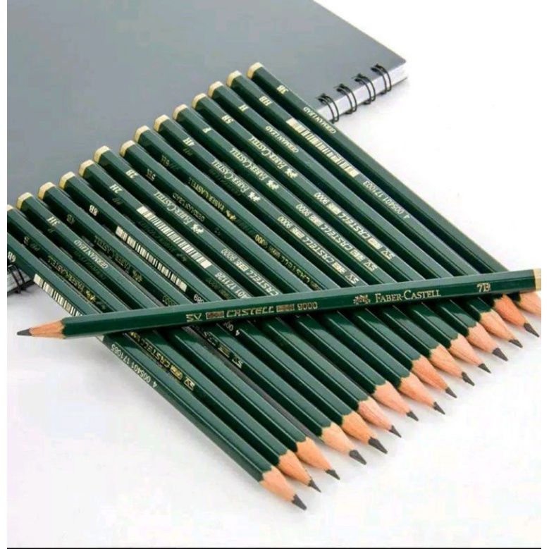 Pensil Faber-Castell Lengkap Satuan HB/2B/3B/4B/5B/6B/7B/8B.Harga Satuan.Bisa Pilih Variasi