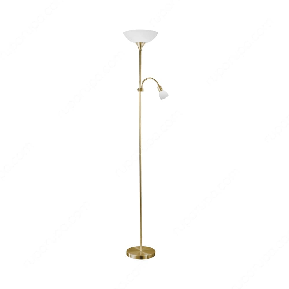 Standing lamp eglo Ace Hardware Best Seller / LAMPU LANTAI MINIMALIS SUDUT BERDIRI EGLO UP ACE HARDWARE / FLOOR LAMP UP2 NICKLE-MATT 82842 / Lampu Berdiri / Lampu Lantai Eglo Up / Lampu Hias Mewah / Lampu Sudut