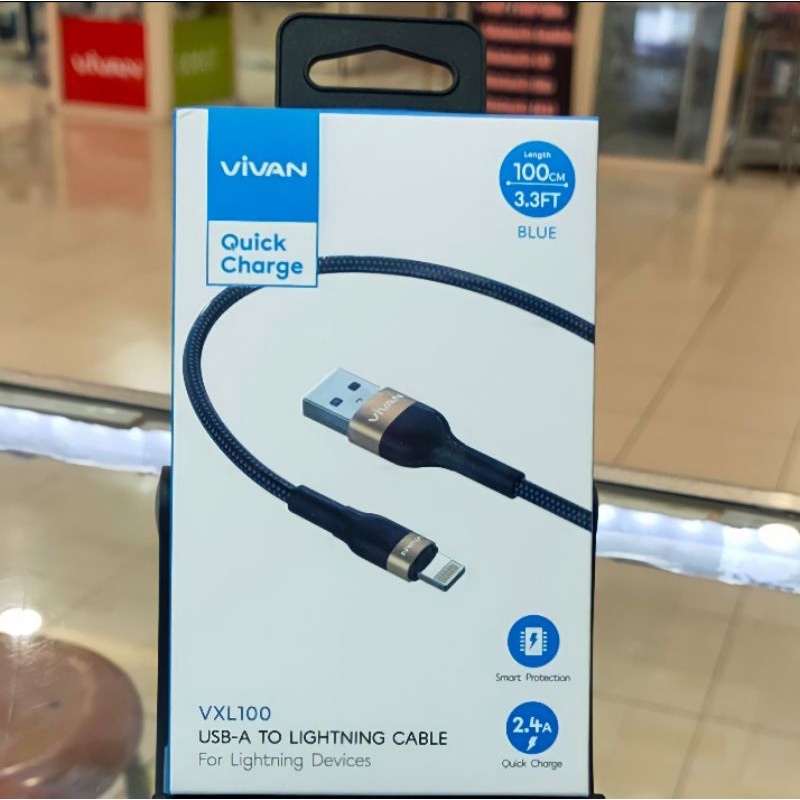 KABEL DATA VIVAN VXL100 IPHONE