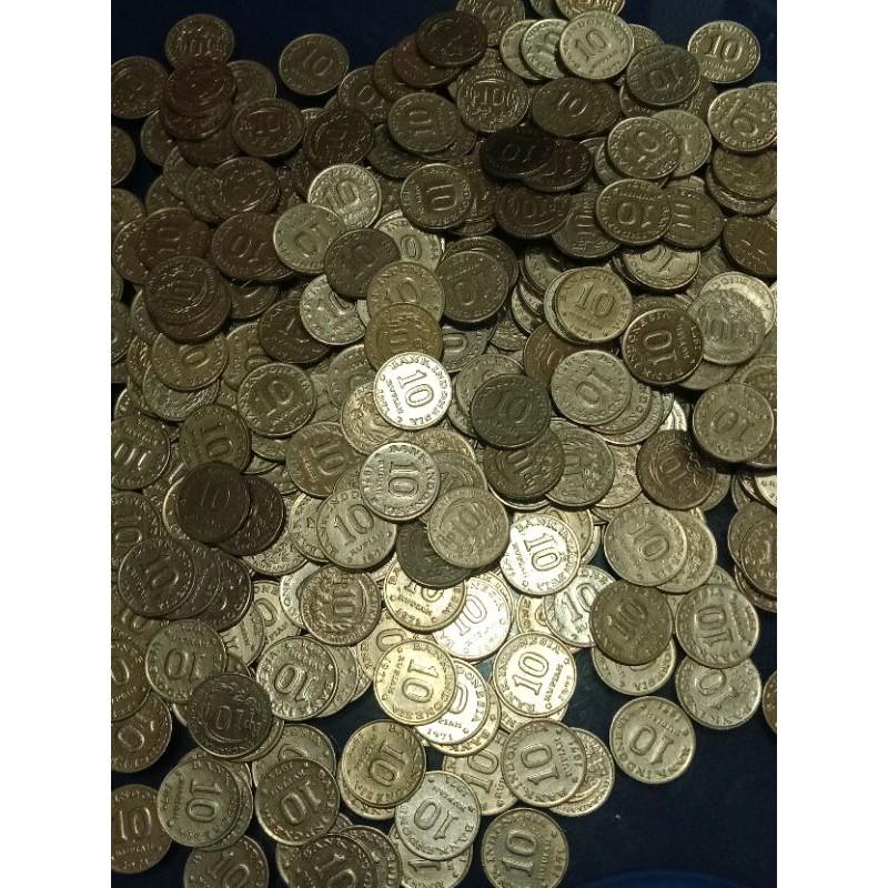 KOIN KUNO 10 RUPIAH TAHUN 1971