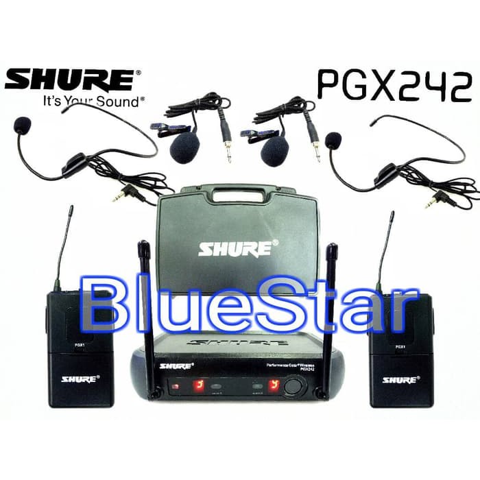 Mic wireless Shure PGX 242 clip on headset