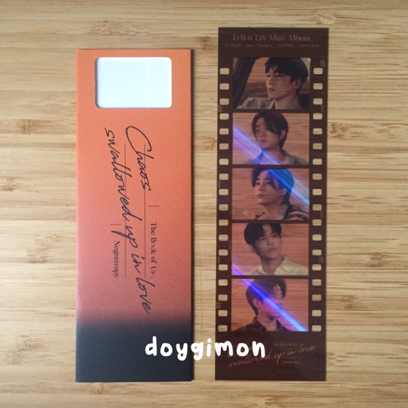 DAY6 - Film Roll Bookmark Negentropy