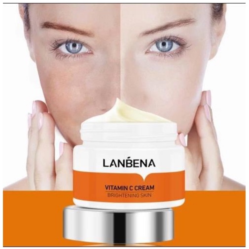 Lanbena Vitamin C Cream - Krim Vitamin C VC 50g Pemutih Wajah