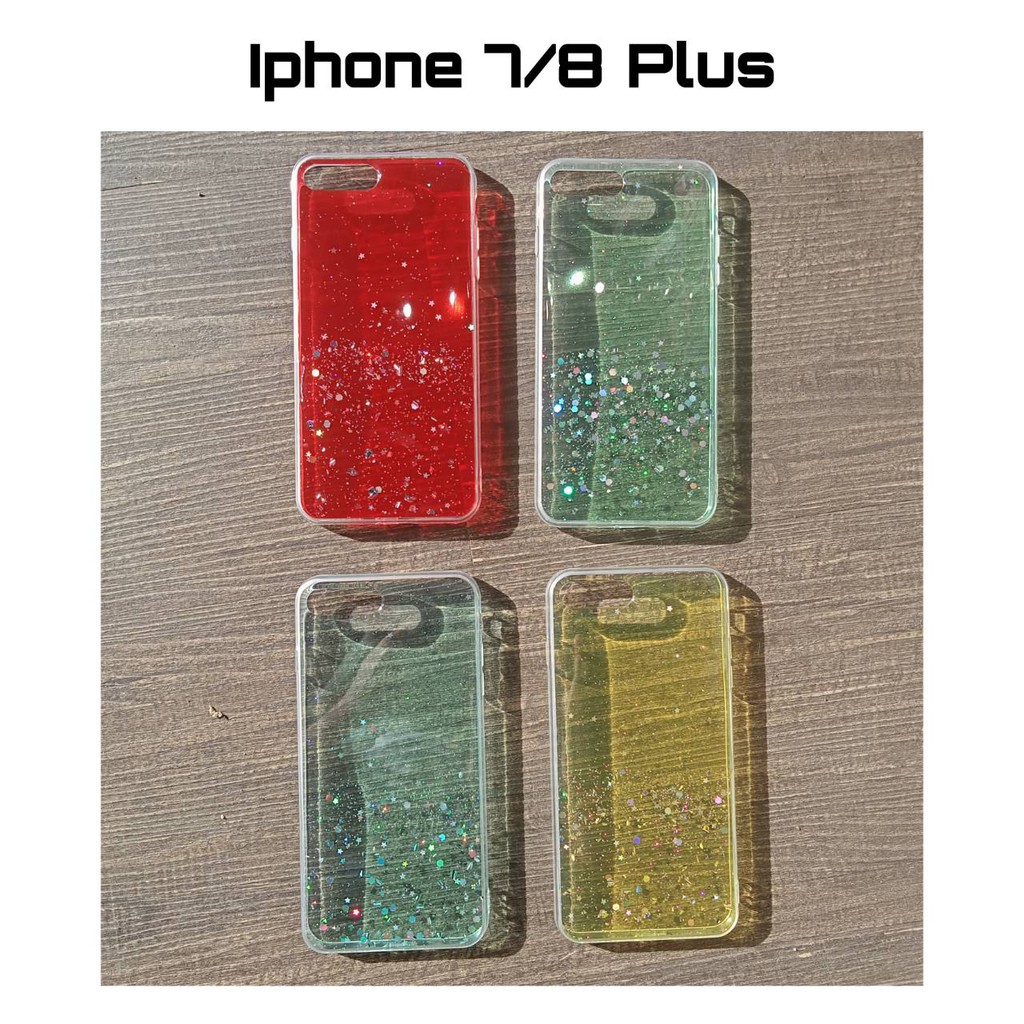 Case Import Iphone  11 5.8   IPH 12 5.4, IPH 12 6.1, IPH 12 6.7  Sparkly Silver Foil Starry Sky Soft Case