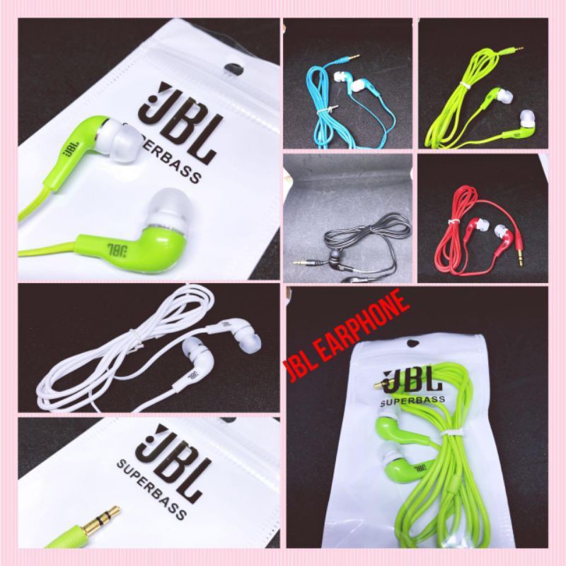 Earphone Handsfree Headset JBL Super Bass Non Mic