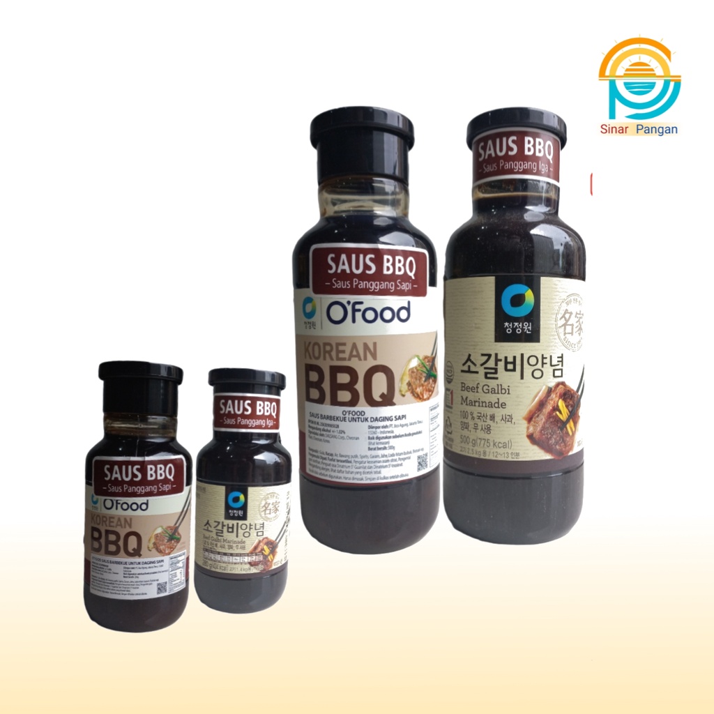 

Chung Jung One Beef Galbi Marinade 500 gr / Chung Jung One Bulgogi 500 gr / Chung Jung One Beef Galbi Marinade 280 gr / Chung Jung One Bulgogi 280 gr