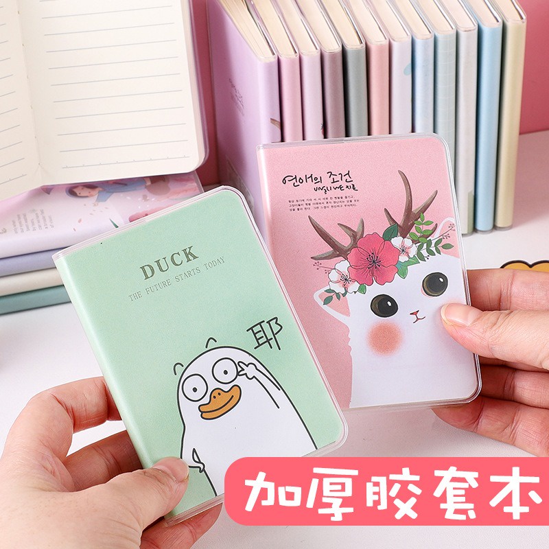 MBA7 Mini Book, Buku kecil anak anak motif lucu A7 tulis gambar catatan notes agenda mini Notepad notebook model pink cewek TK SD