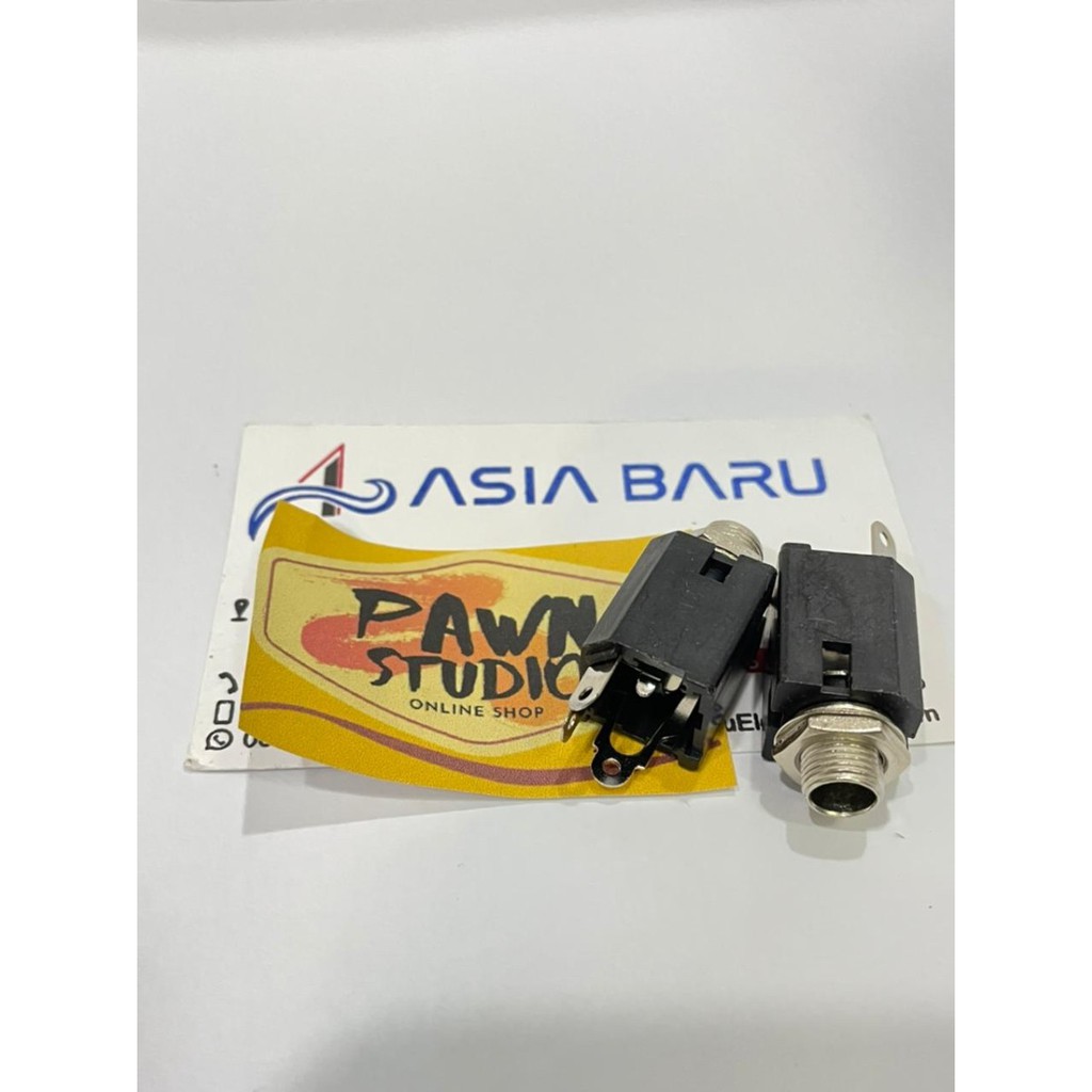 Socket Soket mic microphone akai mono segi kotak hitam