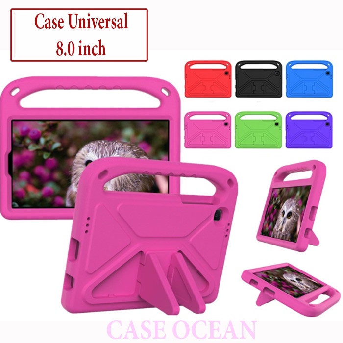 Olike EduTab Edu Tab E1 8 inch Softcase Soft Case Anak Kids Casing Cover EVA Standing Cute Lucu Kuat