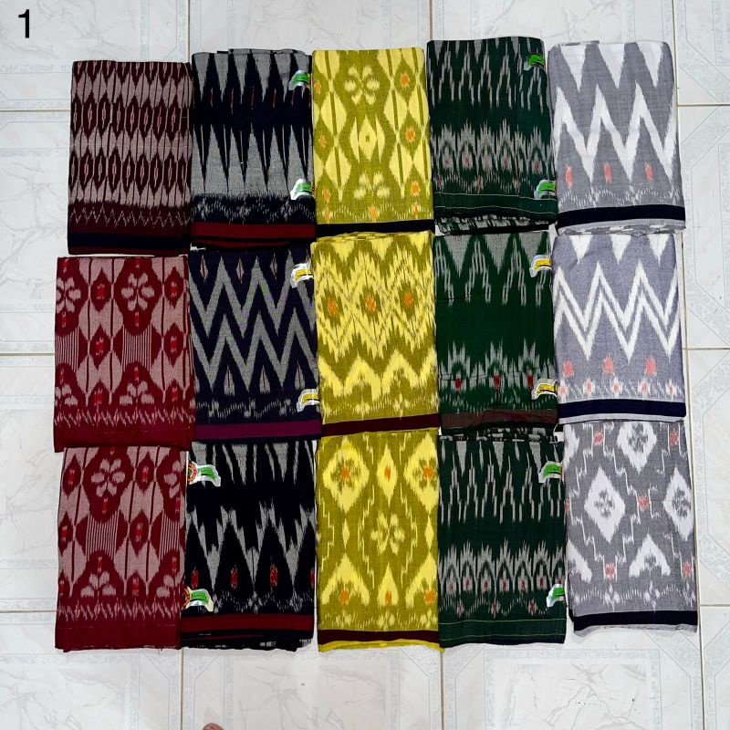 (COD) Sarung GOYOR ATBM Jahit Tengah Kualitas Super