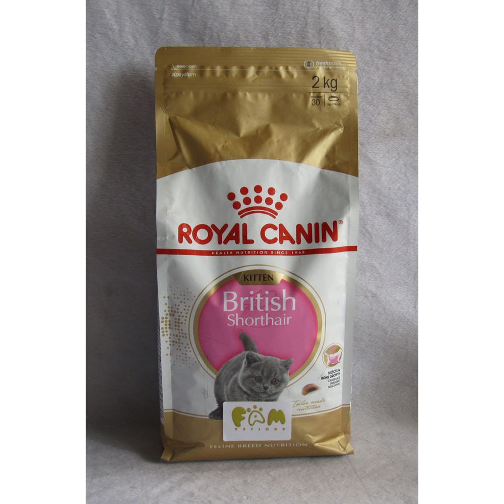 Royal Canin Kitten British Shorthair 2 Kg - Makanan Kucing