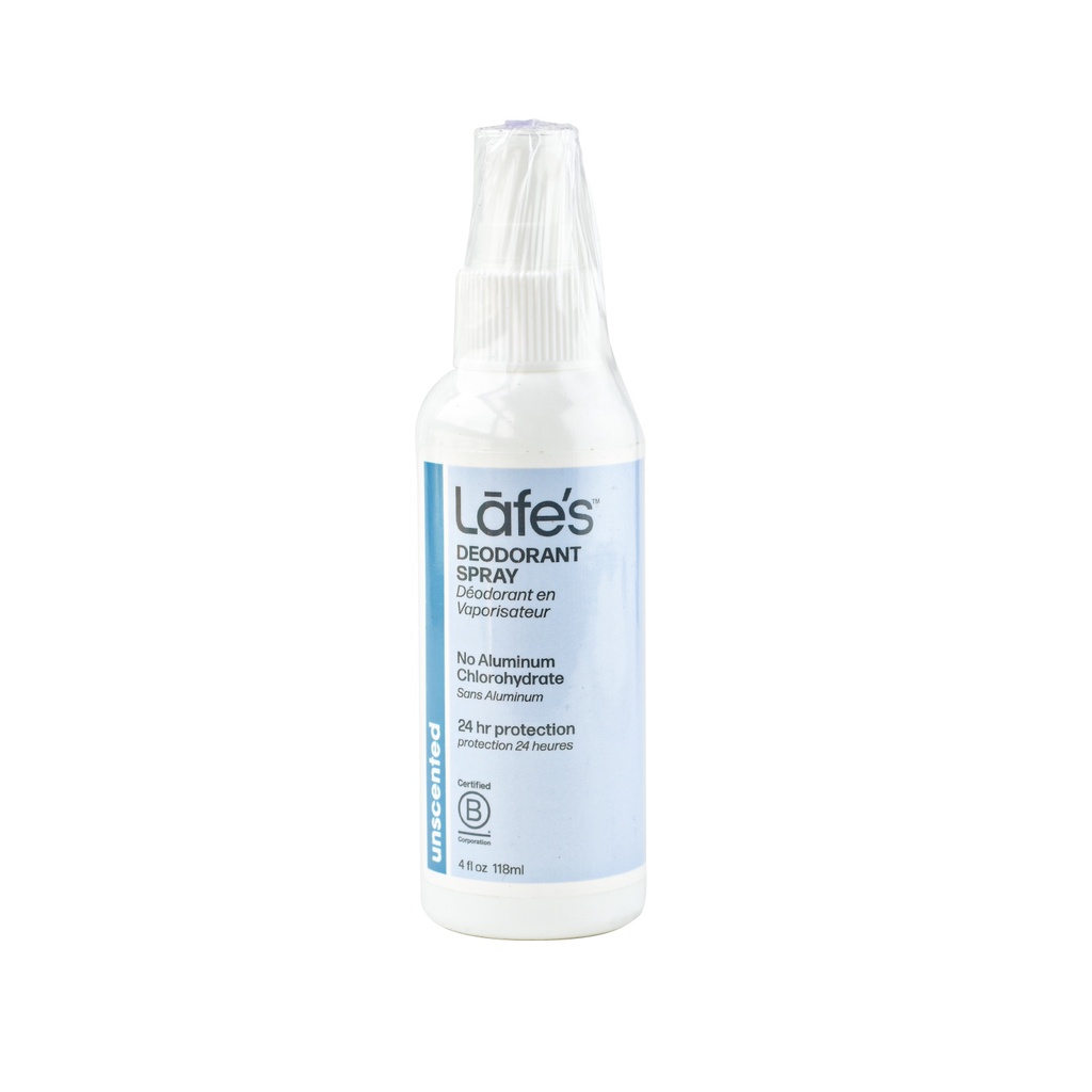 Lafe's Deodorant Spray Unscented 118 ml