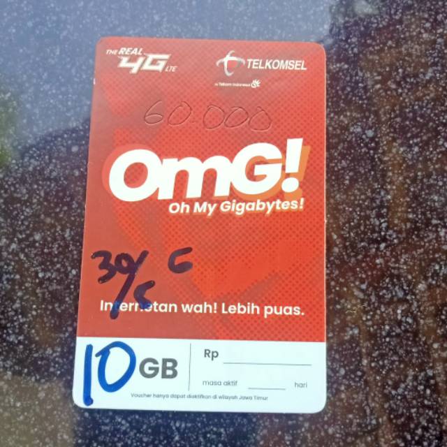 Voucher telkomsel 10 gb