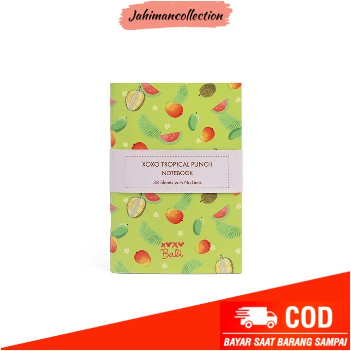 

✨ BISA COD ✨ XOXO BALI - Tropical Punch Notebook