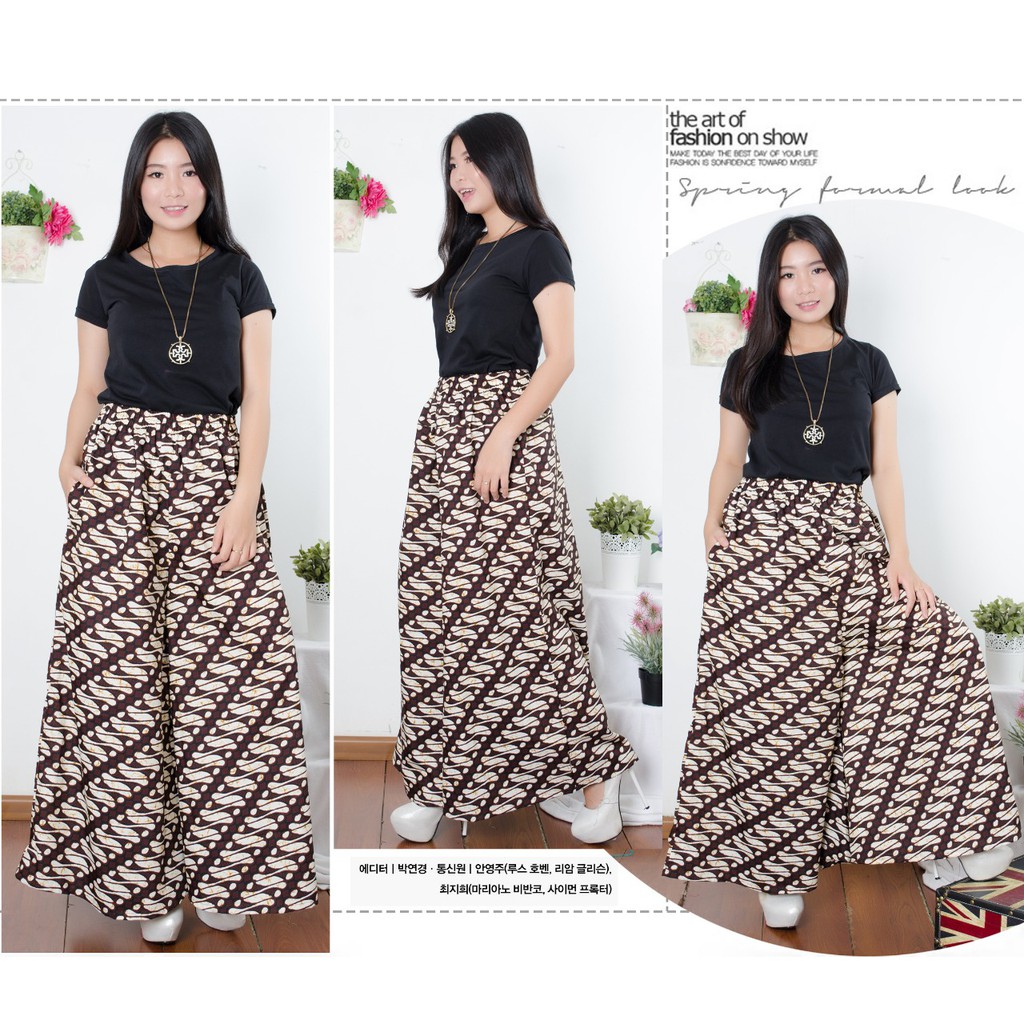 Celana Kulot Rok Dahlia Jumbo Batik Wanita