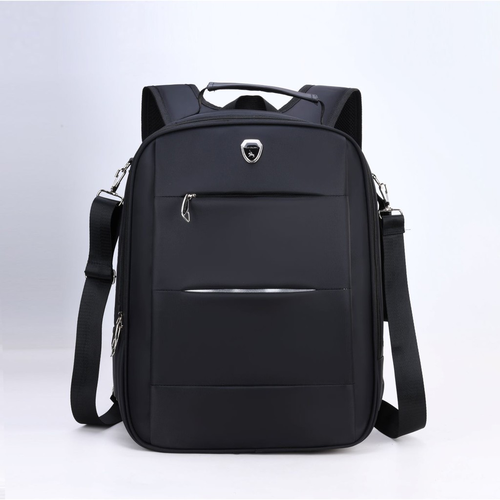 TAS RANSEL LAPTOP POLO COLORFUL 4016# BISA SELEMPANG - CHARGER USB