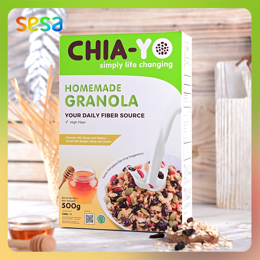 

Chia-Yo - Homemade Granola Original 500 g (Sereal)