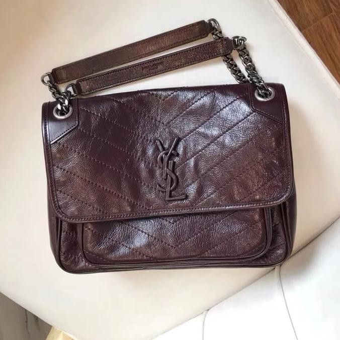 YSL Niki Medium 28cm Shoulder Bag / Tas Selempang Wanita Branded